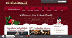 Desktop Screenshot of christmas-channel.com